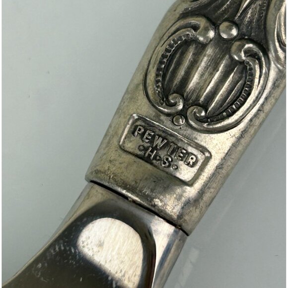 OSLO Pewter Made in Norway Pie Server Serving Utensil Kitchen Tool - Picture 8 of 13